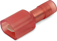EL1019ASN 22-18 GA NYLON FULLY INSULATED MALE QUICK-CONNECT TERMINALS .187 TAB RED