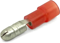 EL1020AN 22-18 GA NYLON INSULATED MALE BULLET CONNECTORS .157 RED