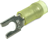 EL1029N 12-10 GA NYLON INSULATED SPADE TERMINALS #10 STUD YELLOW