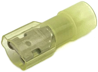 EL1032N 12-10 GA NYLON INSULATED FEMALE QUICK-CONNECT TERMINALS .250 TAB YELLOW