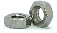 1/4-20 STAINLESS STEEL HEX JAM NUT