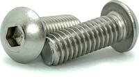 S500C400BH 1/2-13 X 4 STAINLESS STEEL BUTTON HEAD SOCKET CAP SCREW