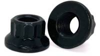 M10-1.50 14AF 12-POINT FLANGE NUT ALLOY BLACK ZINC